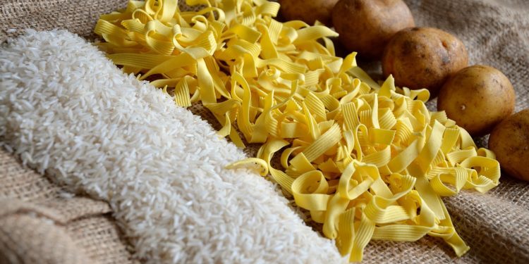 noodles, rice, potatoes, food, pasta, carbohydrates, staple food, raw, ingredients, healthy, nutrition, rice, rice, rice, rice, rice, carbohydrates, carbohydrates