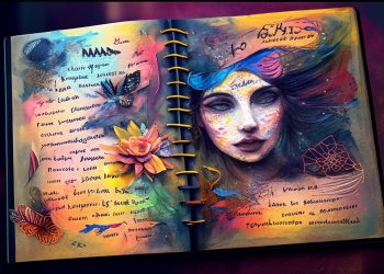 ai generated, art journal, journal, journaling, diary, book, colorful, abstract, art journal, art journal, journal, journal, journal, journal, journal, journaling, journaling, journaling