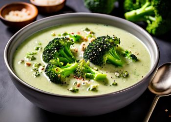 ai generated, broccoli, soup, gourmet, hearty, comforting, dish, warm, meal, culinary, cuisine, savory, creamy